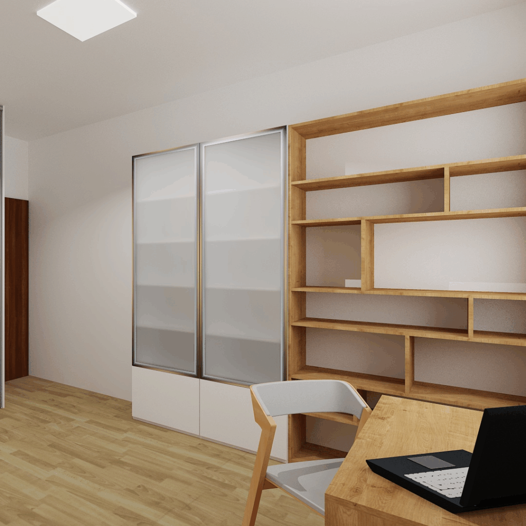 Vizualizace skříně Mline